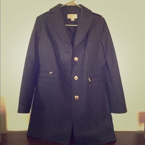 Wool Michael Kors Trench Coat