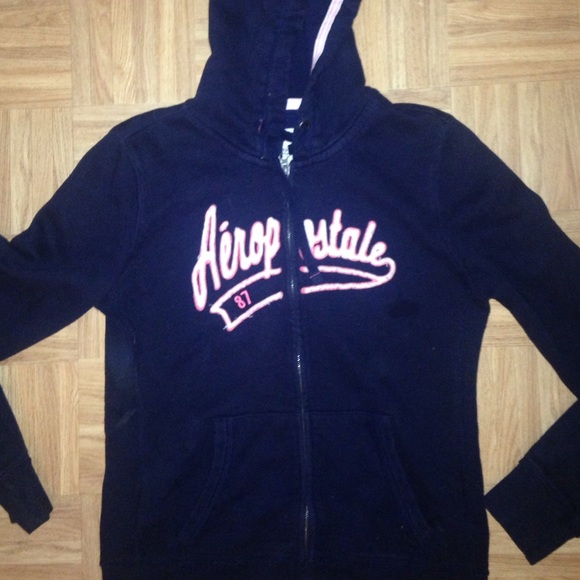 dark blue areo jacket