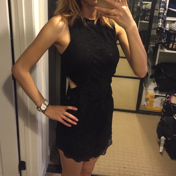 Free people lace slip dress