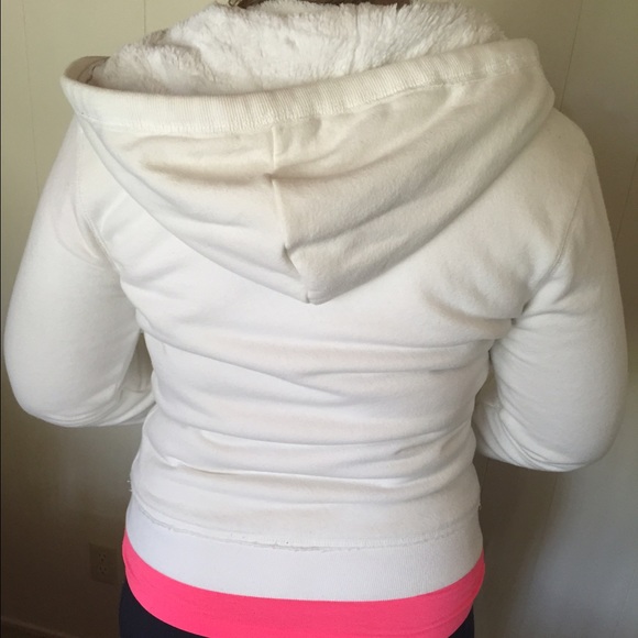 Aeropostale Fur Lined White Jacket - Picture 2 of 4