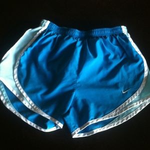 Turquoise nike shorts