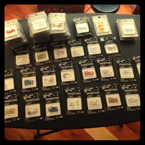Swarovski Crystals for clothes, jewelry, & more