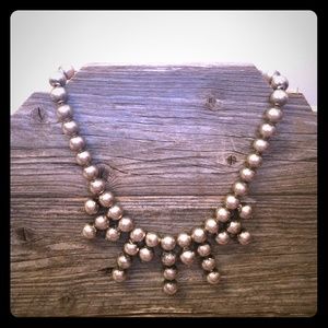 Dudine Aztec Necklace in Silver