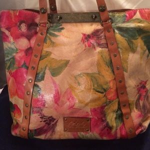 Patricia Nash floral shoulder bag