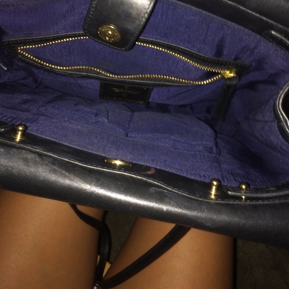 Pour la Victoire Black Leather bag - Picture 3 of 4