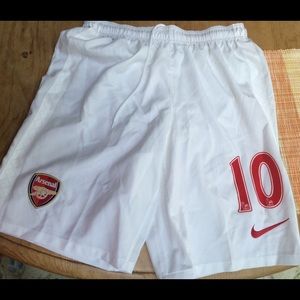 Nike soccer shorts (Arsenal London team)