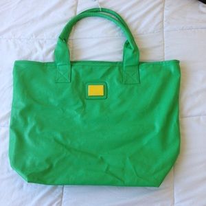 Seafolly CarriedAway Shine On Tote in Bright Lime