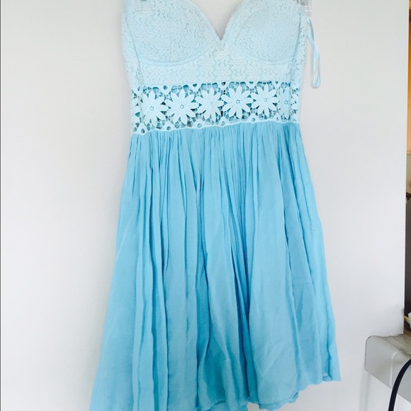 Blue sundress