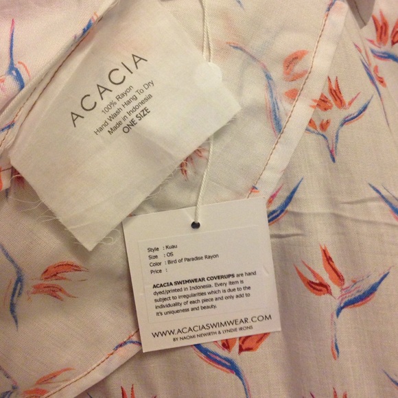 ACACIA SWIM BIRD OF PARADISE PAREO