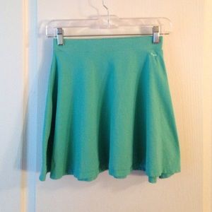 Turquoise circle skirt
