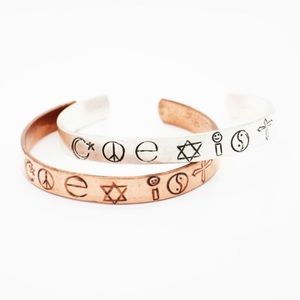 Coexist ➳ Universal Love Cuff Bracelet