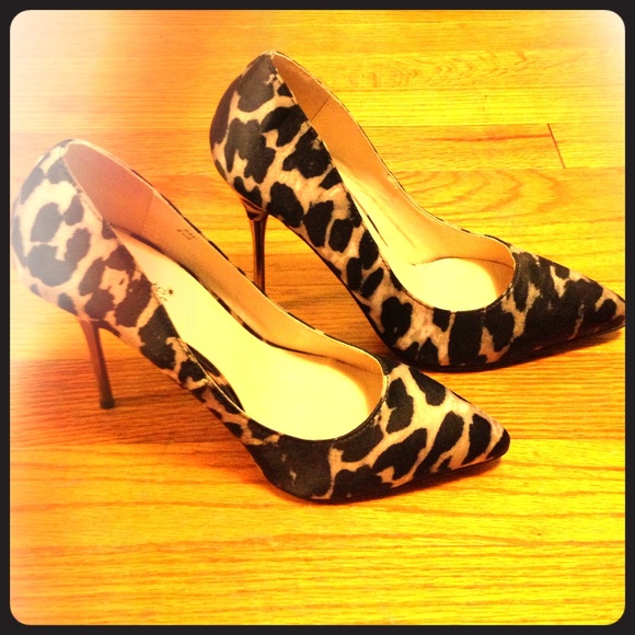 Leopard print heels