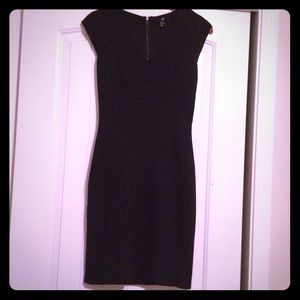 H&M black pencil dress