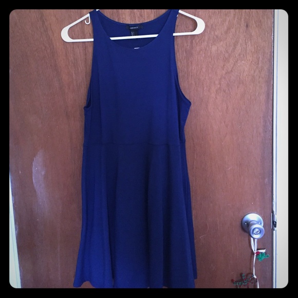 Blue A line Dress