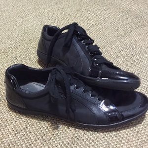 Prada black sneakers
