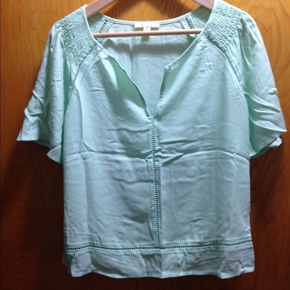 Ella Moss Tops - New with tags Ella Moss Pale Green Blouse XS