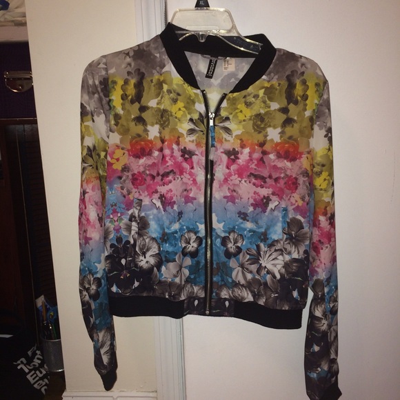 Floral H&M Jacket Size 10