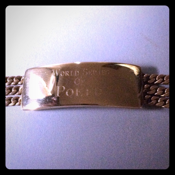 Wsop of poker bracelet custom made vintage