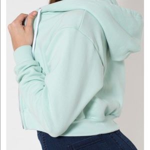 American apparel cropped hoodie