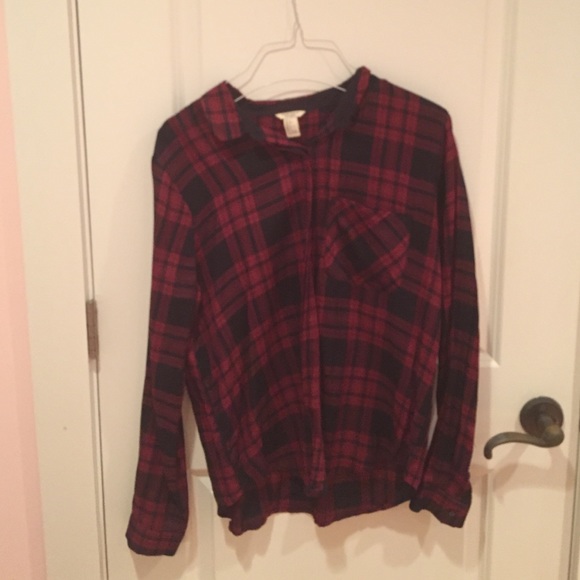 black and red flannel