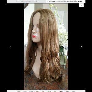 New 100% humans hair full wig.