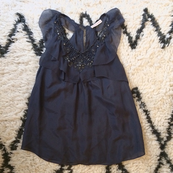Rebecca Taylor beaded racerback top - Picture 1 of 3