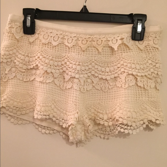 Urban outfitters lace shorts