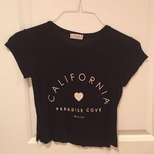 brandy melville california crop top