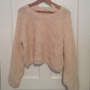 Urban Outfitters eggshell Kimchi Blue Knit sweater