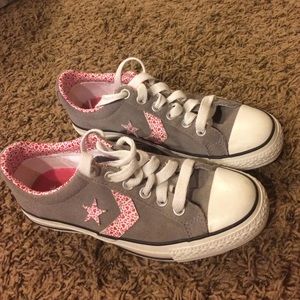 Converse Grey suede