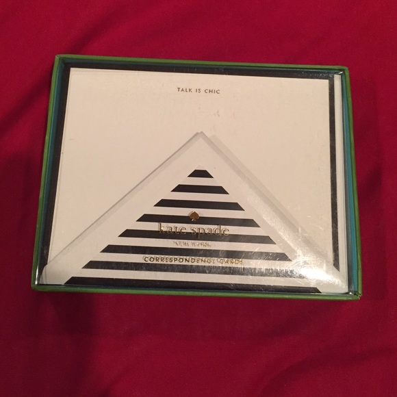 Kate Spade notecard set