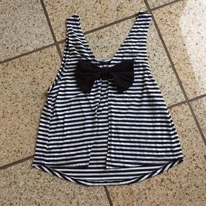 Bow crop top