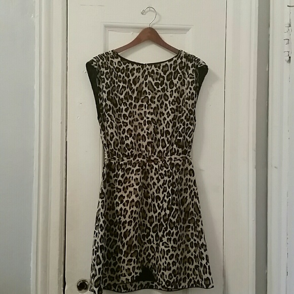 H&M leopard dress