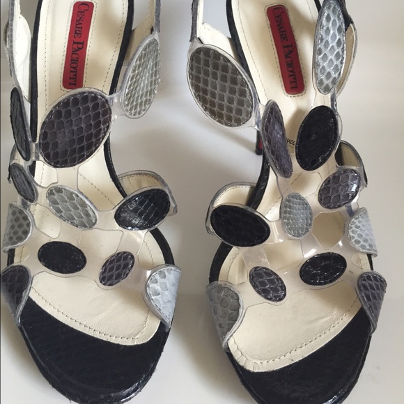 Cesare Paciotti Snake Skin Pump - Picture 2 of 3