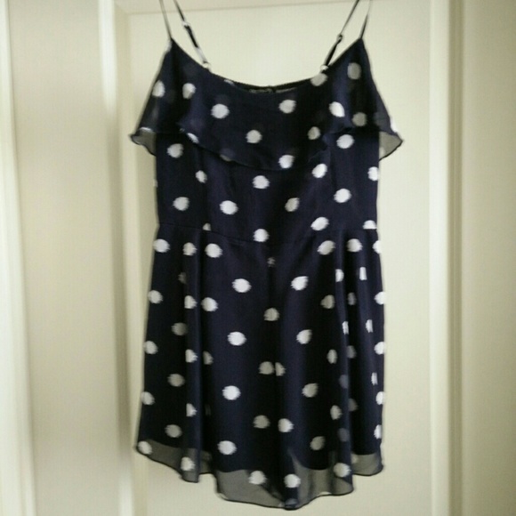 Cotton on printed chiffon romper