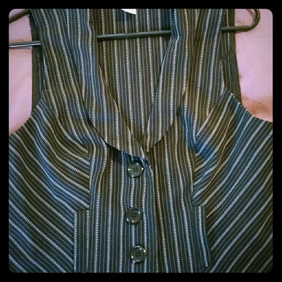 Pinstripe Vest