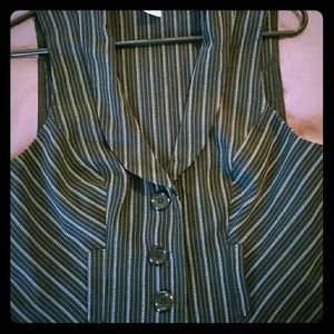 Pinstripe Vest