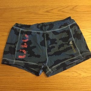 Blue Camo Reebok Compression Shorts