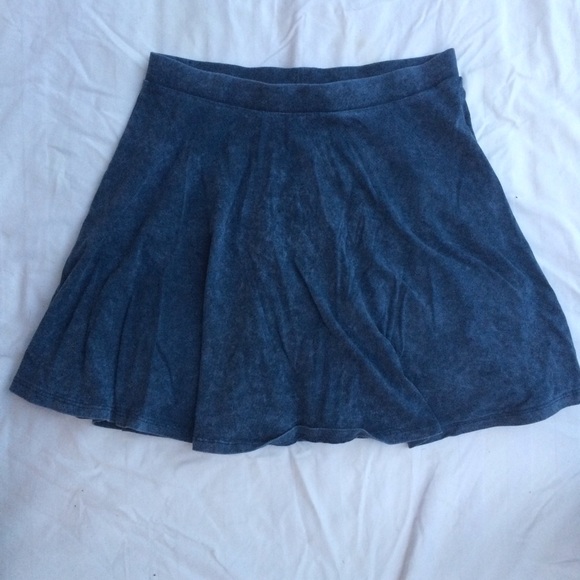 Blue Skater Skirt