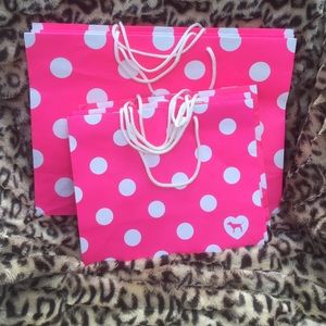 Pink Victoria's Secret bags