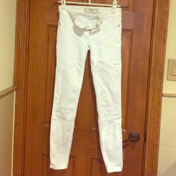 Abercrombie & Fitch White Jeggings