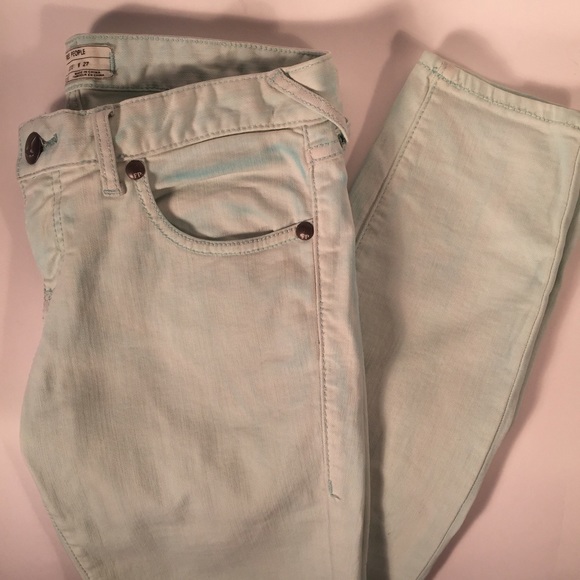 Free People Mint Julep Skinny Leg Jeans - Picture 3 of 3