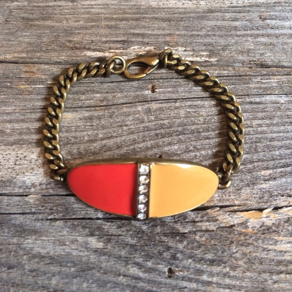 Dudine Red and Orange Enamel Bracelet - Picture 3 of 4