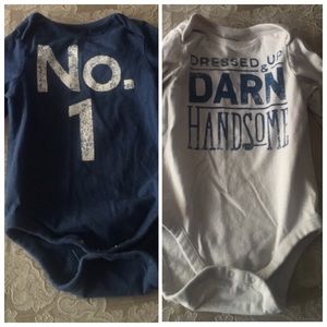 Bundle gap long sleeve onesies