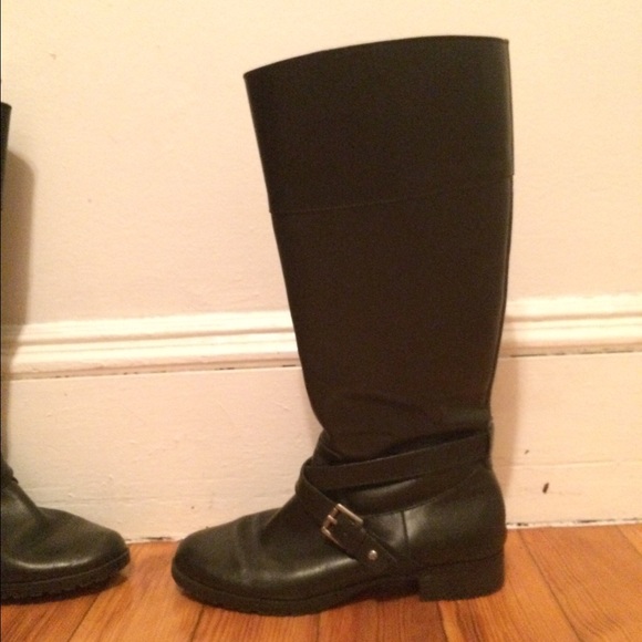 Black Ralph Lauren Riding Boots