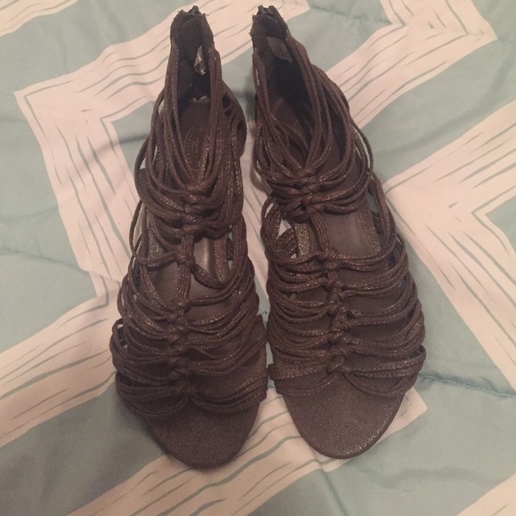 American Eagle Outfitters Shoes - Brown Gladiator Sandals-REDUCED PRICE AND SHIPPING