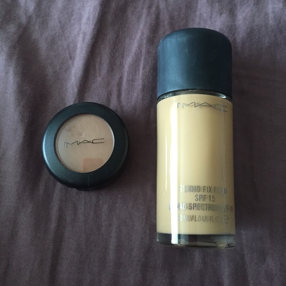 MAC foundation and concealer
