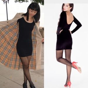 **SOLD**Black Zara Mini dress with scoop neck back