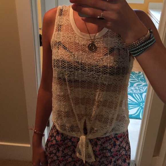 lace tank top