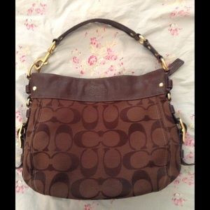 Large Coach hobo bag